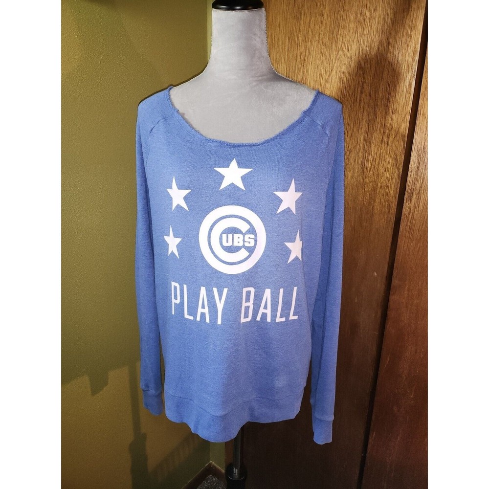 Pink w/ 5th and Ocean Play Ball Cubs Sweatshirt Size M B#2